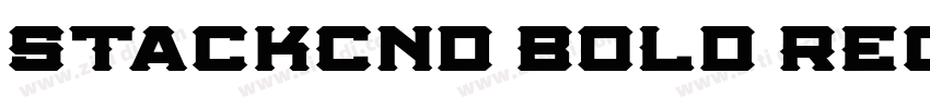 StackCnd Bold Regula字体转换